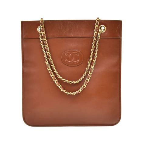 chanel brown tote